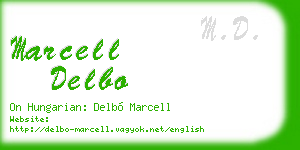marcell delbo business card